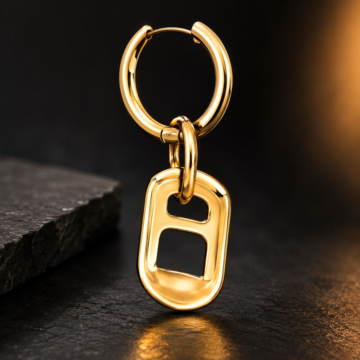 Gold Mini Hoop