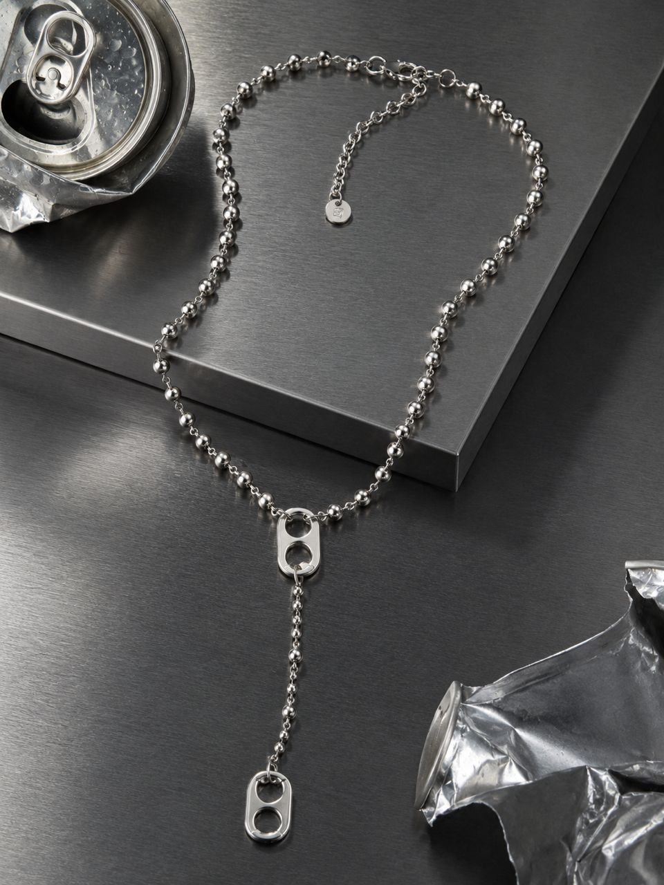 Rosary chain flat lay